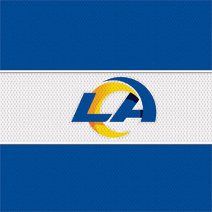 NFL Los Angeles Rams Zone Block Playstation 3 & PS3 Skin